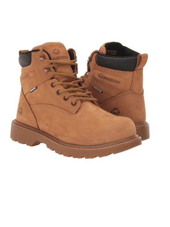 Wolverine Men\'s Floorhand Waterproof Steel Toe 6\